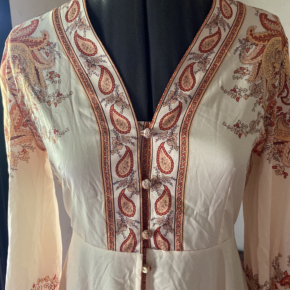1970s Style Boho Maxi Dress